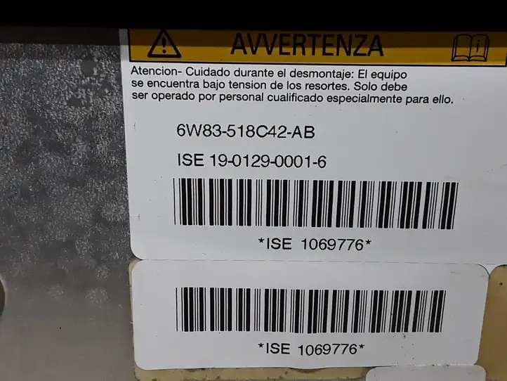 Volvo C70 (2005 - 2009) 6W83518C42AB Система защиты от опрокидывания — фото 3