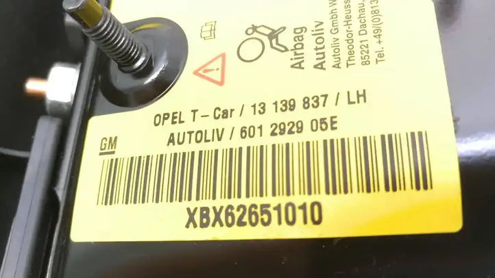 Opel Astra H (2004 - 2009) 13139837 Подушка безопасности сиденья — фото 7