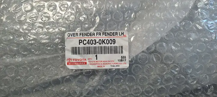 Toyota Hilux (AN120, AN130) (2015 - 2017) PC4030K009 Молдинг крыла — фото 3