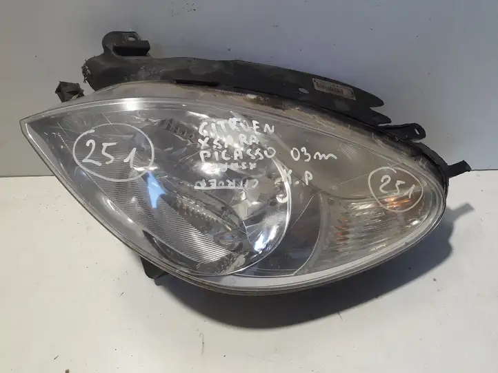 Citroen Xsara Picasso (1999 - 2012) 9649557480 Передняя фара — фото 1
