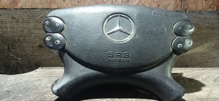 Mercedes-Benz E W211 (2002 - 2009) Подушка безопасности руля — фото 1