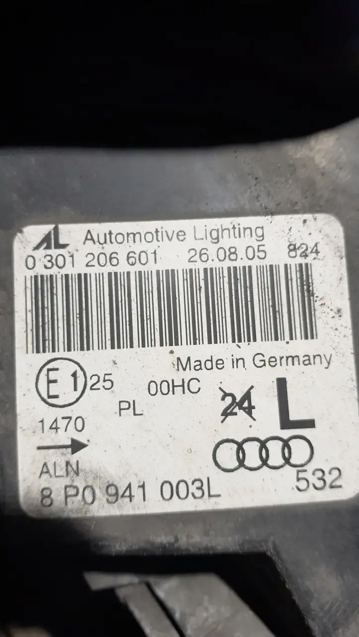 Audi A3/S3 8P (2004 - 2008) 0301206601 Передняя фара — фото 5