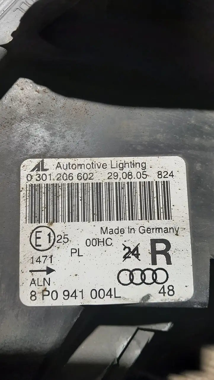 Audi A3/S3 8P (2004 - 2008) 0301206602 Передняя фара — фото 5