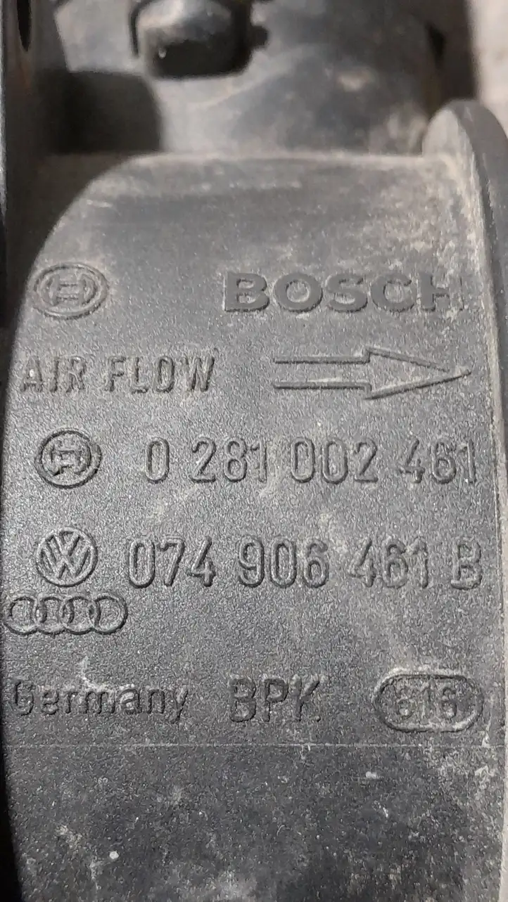 Volkswagen PASSAT B6 (2005 - 2010) 0281002461 Датчик массового расхода воздуха — фото 2