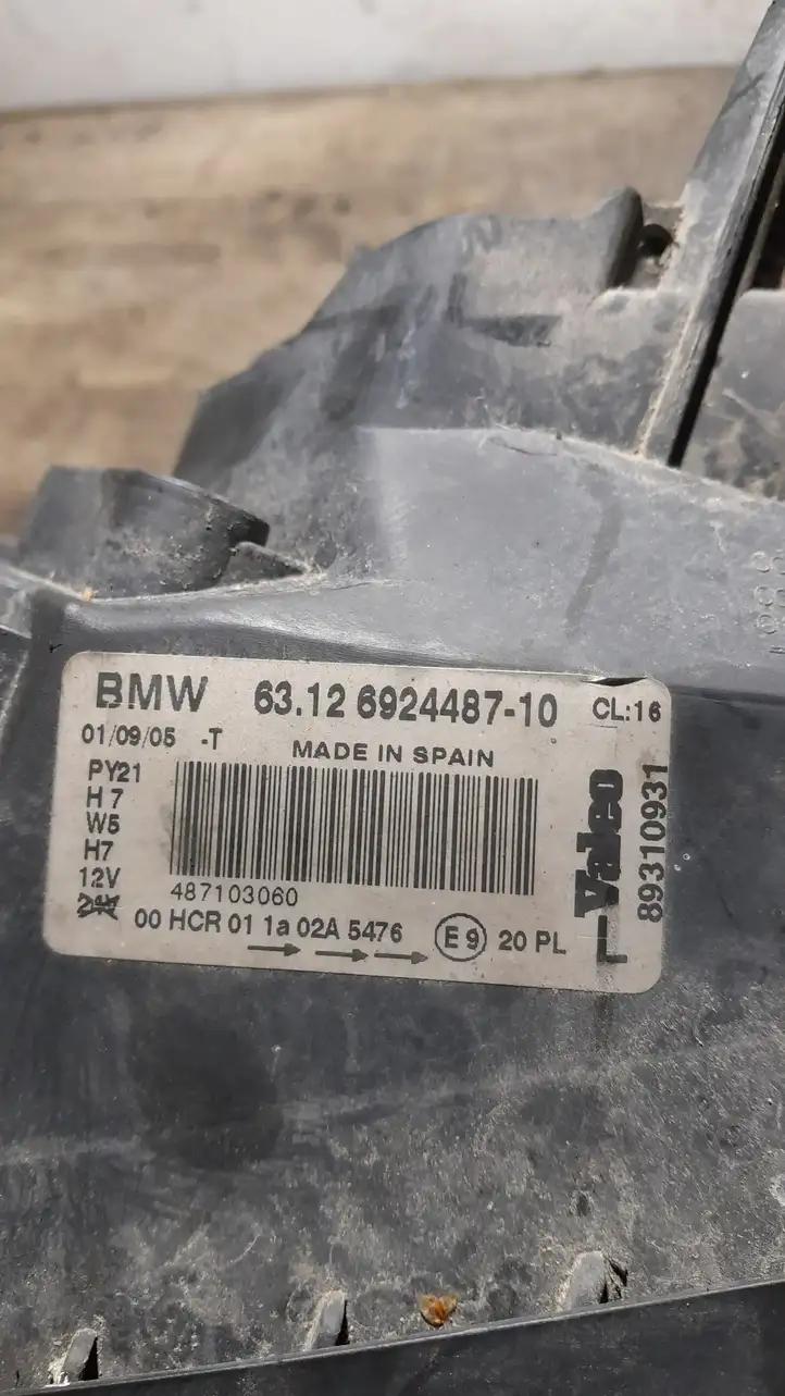 BMW 1 E82 E88 (2007 - 2014) 6312692448710 Передняя фара — фото 6
