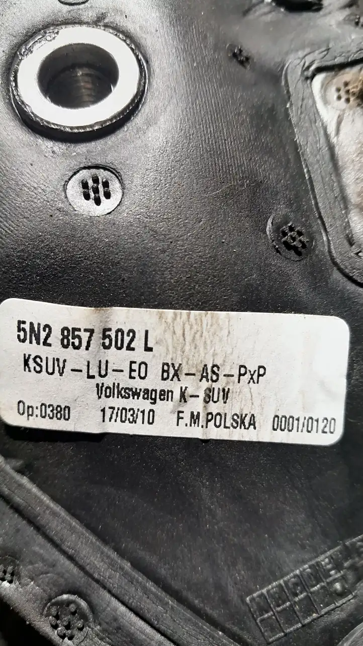 Volkswagen Tiguan (2007 - 2011) 5N2857502L Боковое зеркало с электроприводом — фото 3