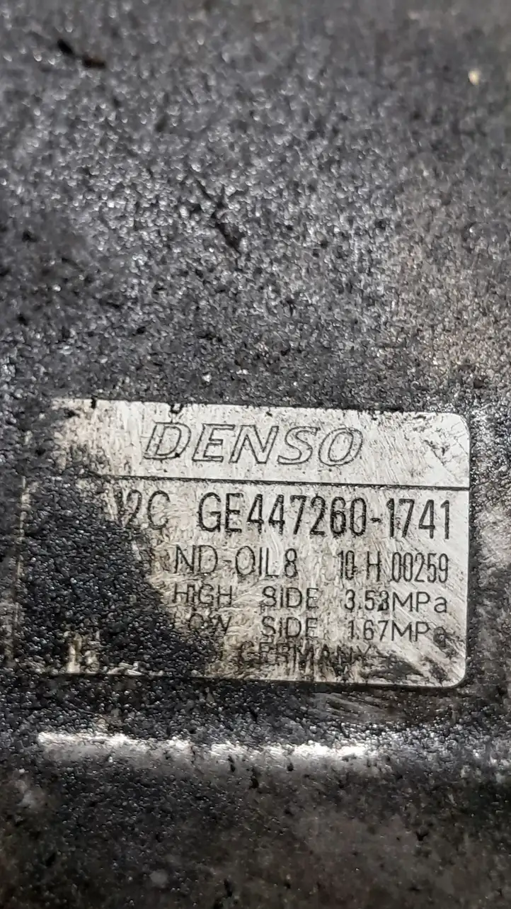 Toyota Avensis T250 (2006 - 2009) GE4472601741 Компрессор (насос) кондиционера воздуха — фото 5