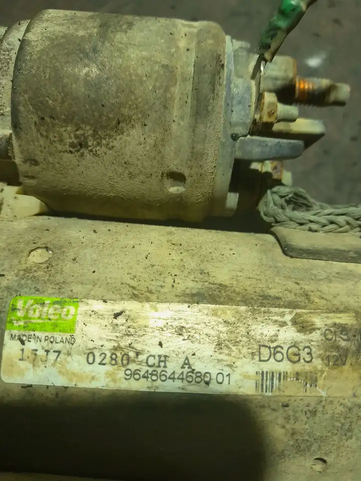Citroen Xsara Picasso (1999 - 2012) 9648644680 Стартер — фото 3