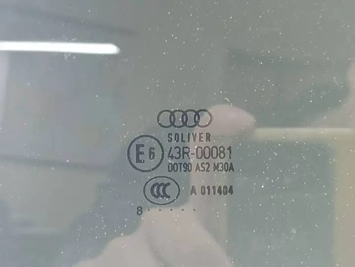 Audi A6 S6 C6 4F (2008 - 2011) 43R00081 Стекло задней двери — фото 9