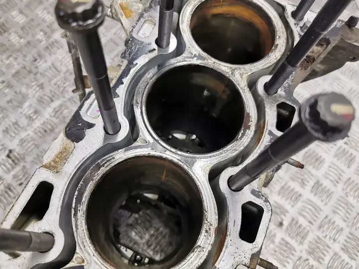 Toyota Corolla Verso AR10 (2004 - 2009) 2AD Блок двигателя — фото 7