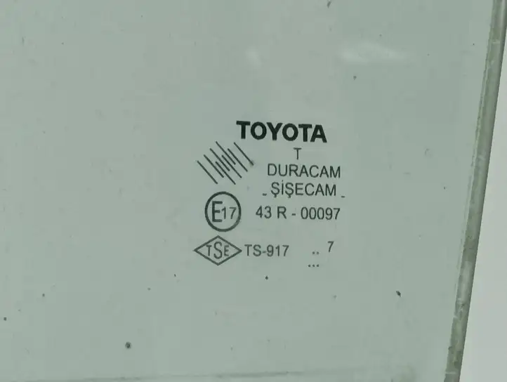 Toyota Corolla Verso AR10 (2004 - 2009) 43R00097 Стекло задней двери — фото 6