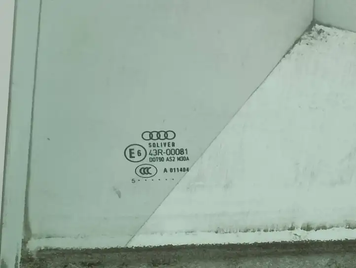 Audi A6 S6 C6 4F (2004 - 2008) 43R00081 Стекло задней двери — фото 6