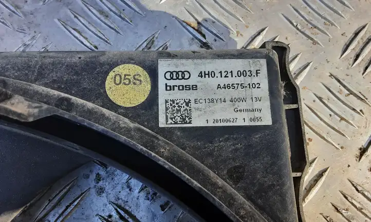 Audi A8 S8 D4 4H (2010 - 2014) 4H0121003F Электровентилятор радиатора — фото 2