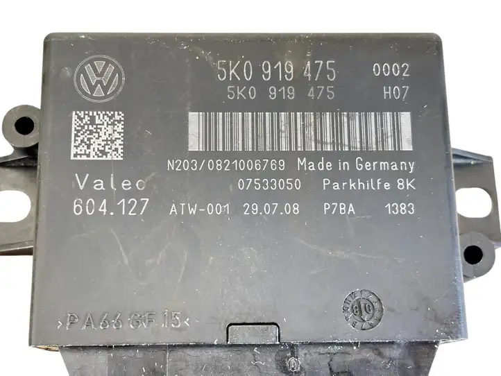 Volkswagen Golf VI (2009 - 2013) 5K0919475 Блок управления парктрониками — фото 5