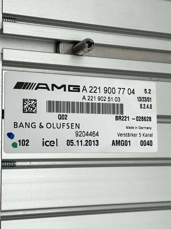 Mercedes-Benz GL X166 (2013 - 2019) A2219007704 Усилитель звука — фото 7