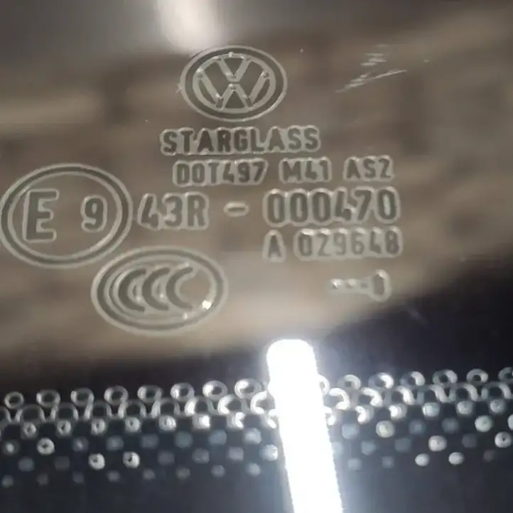 Volkswagen Caddy (2004 - 2010) 43R000470 Заднее боковое стекло — фото 2