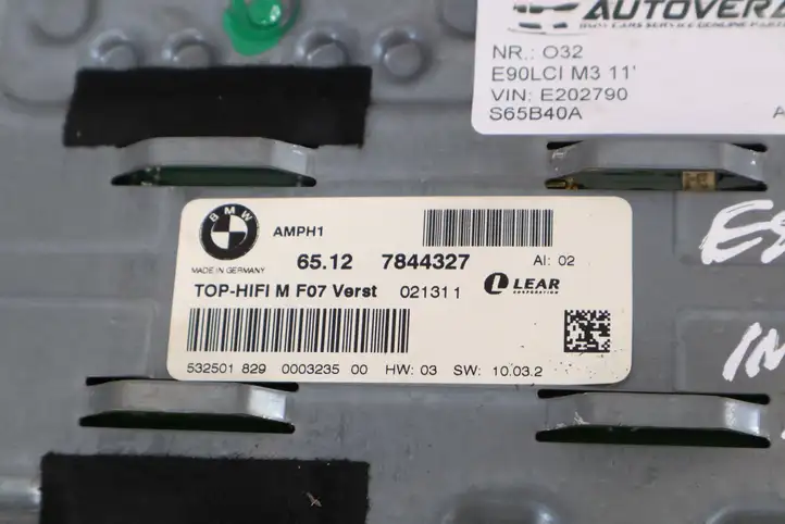 BMW 3 E90 E91 (2005 - 2012) 7844327 Комплект аудиосистемы — фото 29