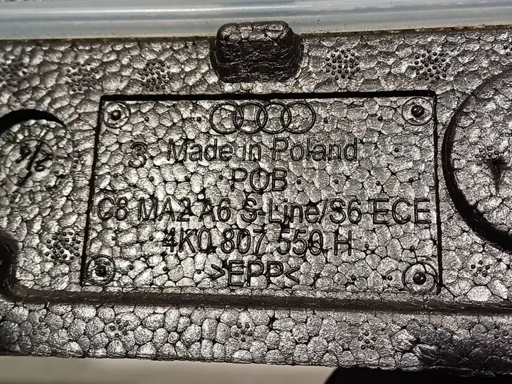 Audi A6 S6 C8 4K (2018 - ) 4K0807550H Абсорбер бампера — фото 6