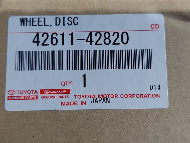 Toyota RAV 4 (XA40) (2012 - 2018) 4261142820 Легкосплавный колесный диск R17 — фото 6