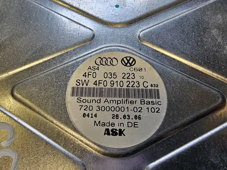 Audi A6 S6 C6 4F (2004 - 2008) 4F0035223 Усилитель звука — фото 6