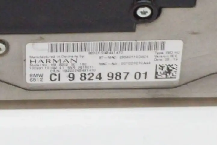 BMW i3 (2013 - ) 9824987 Магнитола / мультимедийная система — фото 4