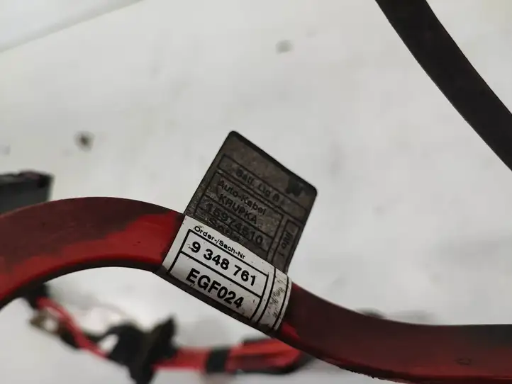 BMW 1 F20 F21 (2011 - 2019) 9348761 Плюсовой провод аккумулятора — фото 3