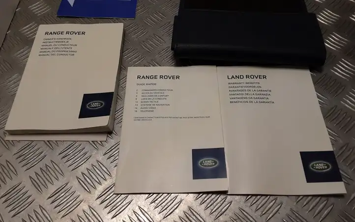 Land Rover Range Rover L405 (2012 - 2017) Сервисная книжка — фото 6