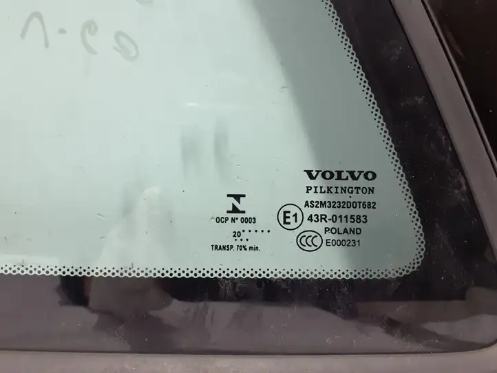 Volvo V60 (2018 - ) 31651501 Заднее боковое стекло — фото 2