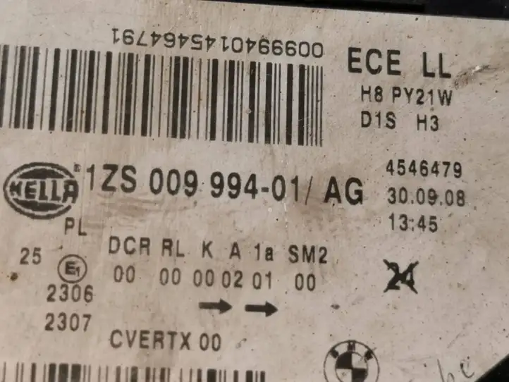 BMW 5 E60 E61 (2004 - 2010) 7044671 Передняя фара — фото 10