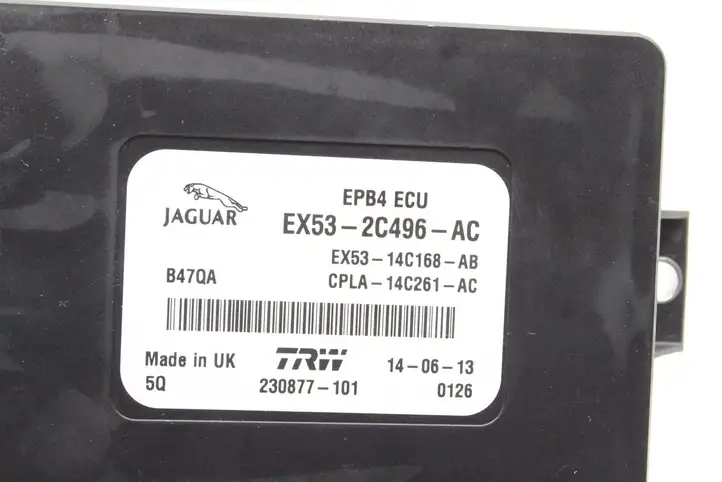 Jaguar F-Type (2013 - ) EX532C496AC Блок управления стояночным тормозом (EPB) — фото 3