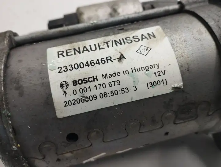 Nissan Juke II F16 (2019 - ) 233004646R Стартер — фото 2