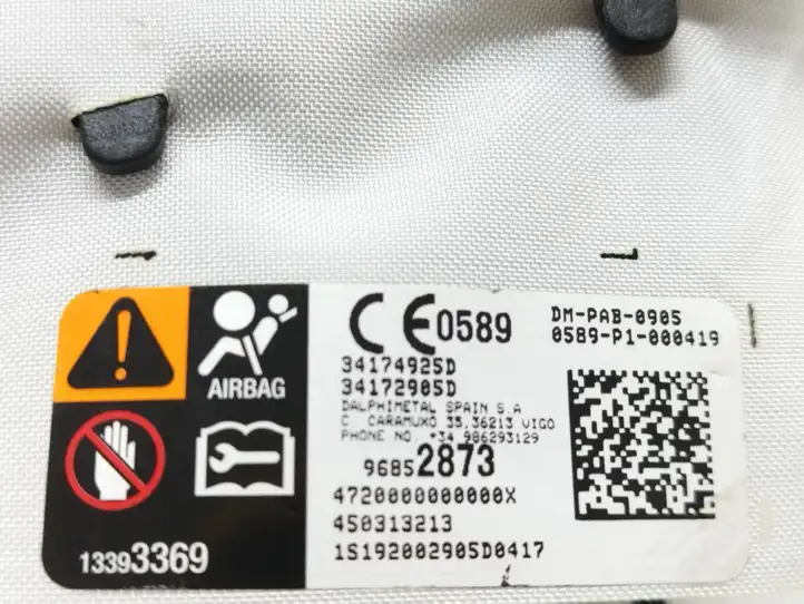 Opel Corsa E (2014 - 2019) 96852873 Подушка безопасности пассажира — фото 5