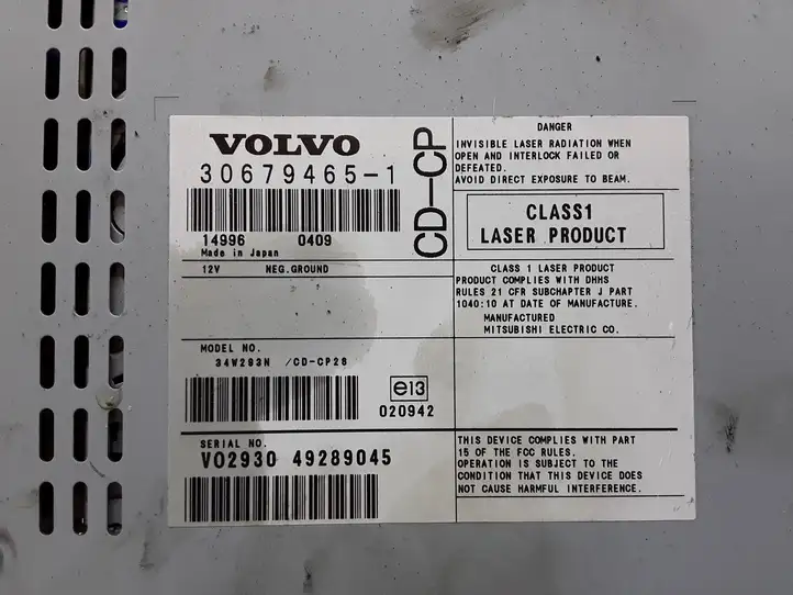 Volvo XC90 (2002 - 2006) 30679465 Магнитола / мультимедийная система — фото 2