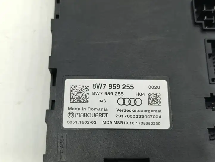 Audi A5 (2016 - ) 8W7959255 Блок управления крышей (кабриолет) — фото 5