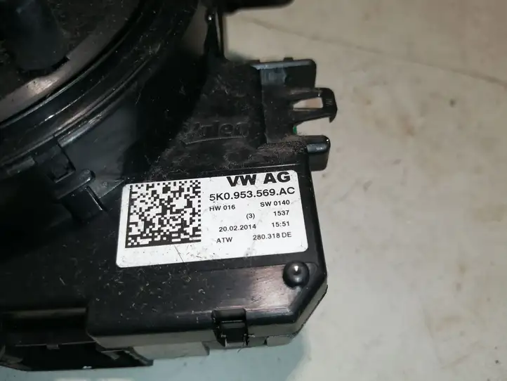 Volkswagen Sharan (2010 - 2015) 5K0953569AC Контактное кольцо SRS — фото 2