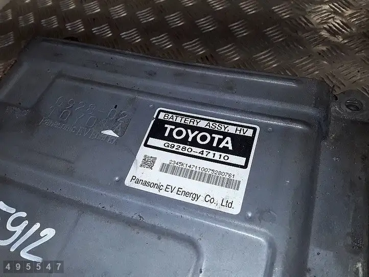 Toyota Prius (XW20) (2003 - 2009) G928047110 Модуль аккумуляторной батареи гибридного автомобиля / электромобиля — фото 2