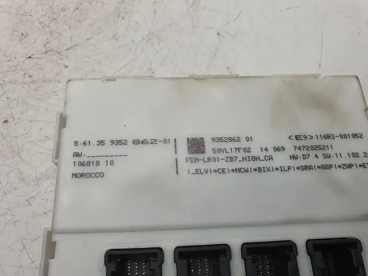 BMW 3 F30 F35 F31 (2012 - 2018) 9352862 Блок иммобилайзера — фото 2