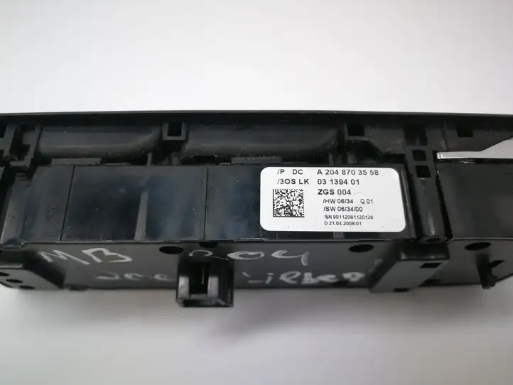 Mercedes-Benz C W204 (2007 - 2014) A2048703558 Блок кнопок стеклоподъемников — фото 4