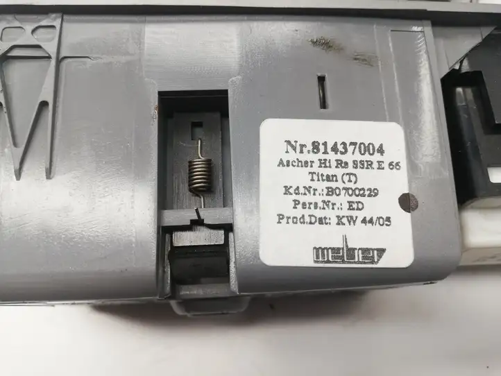 BMW 7 E65 E66 (2001 - 2008) 81437004 Кнопка стеклоподъемников — фото 5