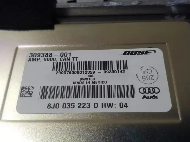 Audi TT TTS Mk2 (2006 - 2010) 8J0035223D Усилитель звука — фото 2