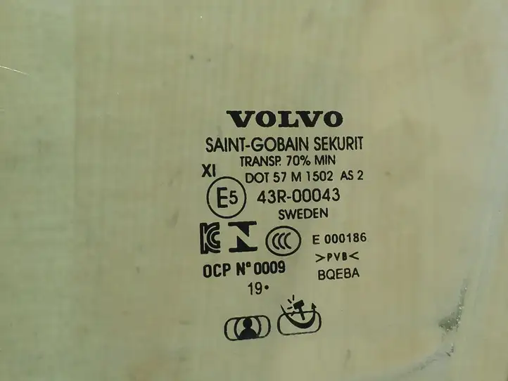 Volvo XC90 (2019 - ) 43R00043 Стекло передней двери — фото 2