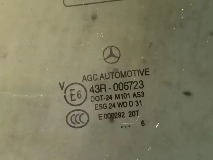 Mercedes-Benz B-class W246 (2014 - 2018) Стекло задней двери — фото 2