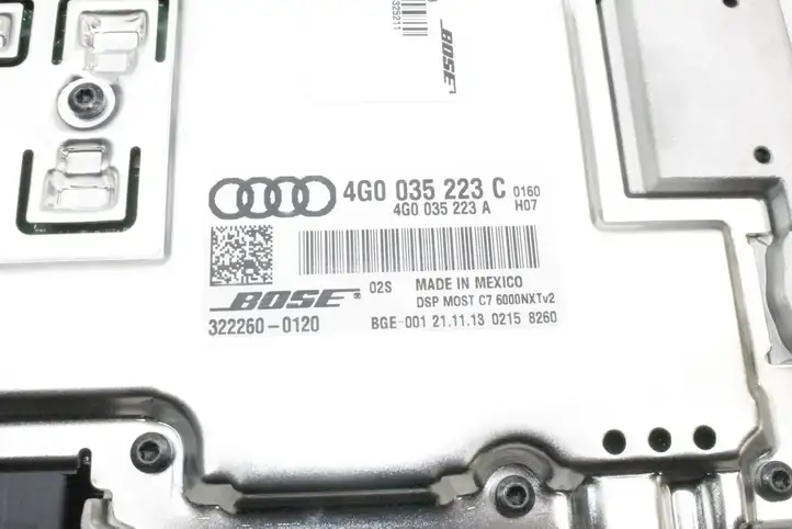 Audi A8 S8 D4 4H (2013 - 2017) 4G0035223C Усилитель звука — фото 8