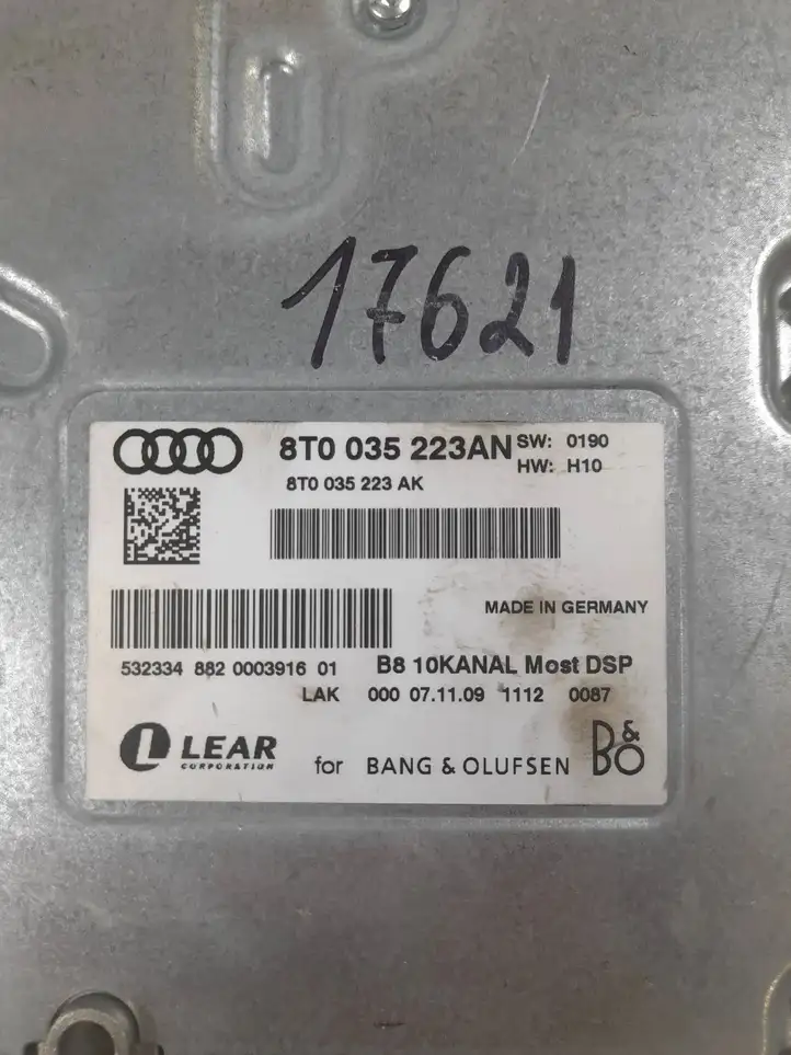 Audi Q5 SQ5 (2008 - 2012) 8T0035223AN Усилитель звука — фото 3