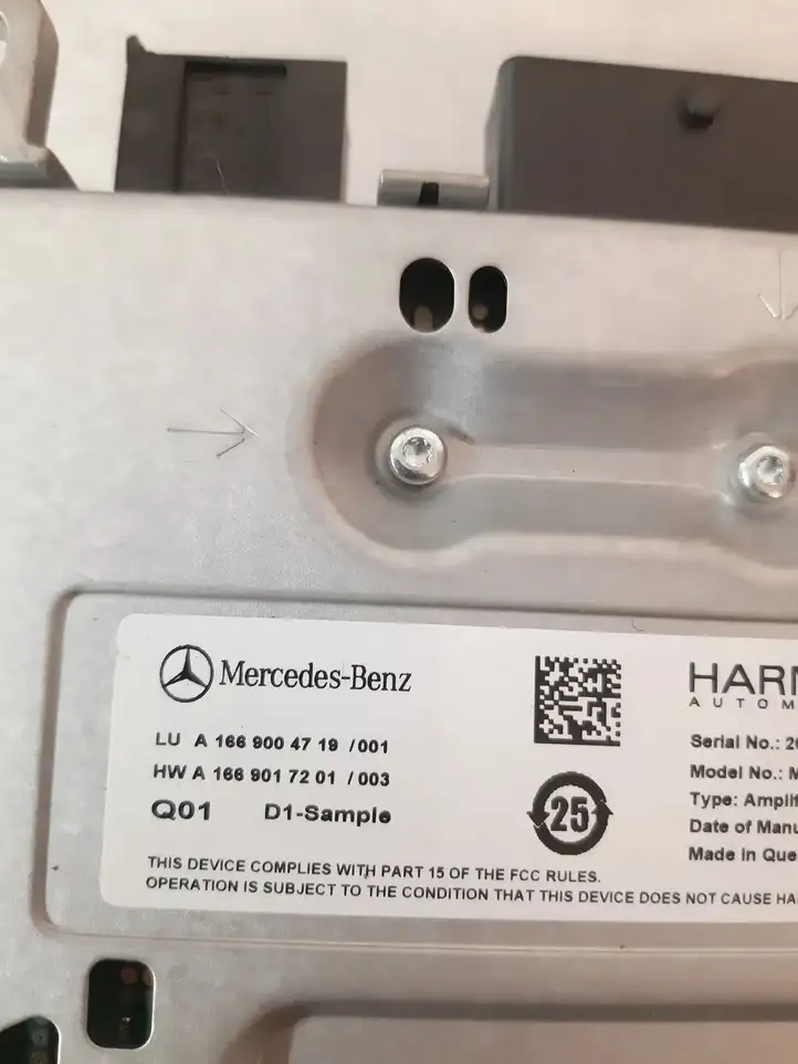 Mercedes-Benz GLE W166/C292 (2015 - 2019) A1668202202 Комплект аудиосистемы — фото 3