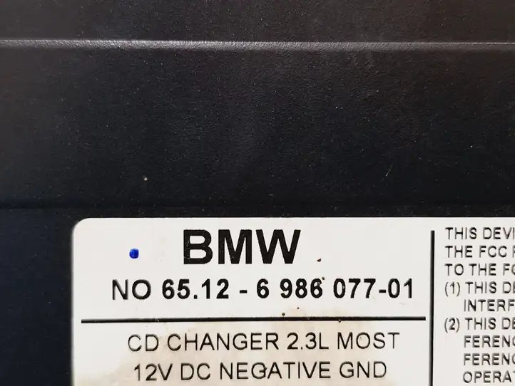 BMW 1 E81 E87 (2004 - 2011) 6512698607701 CD/DVD чейнджер — фото 9