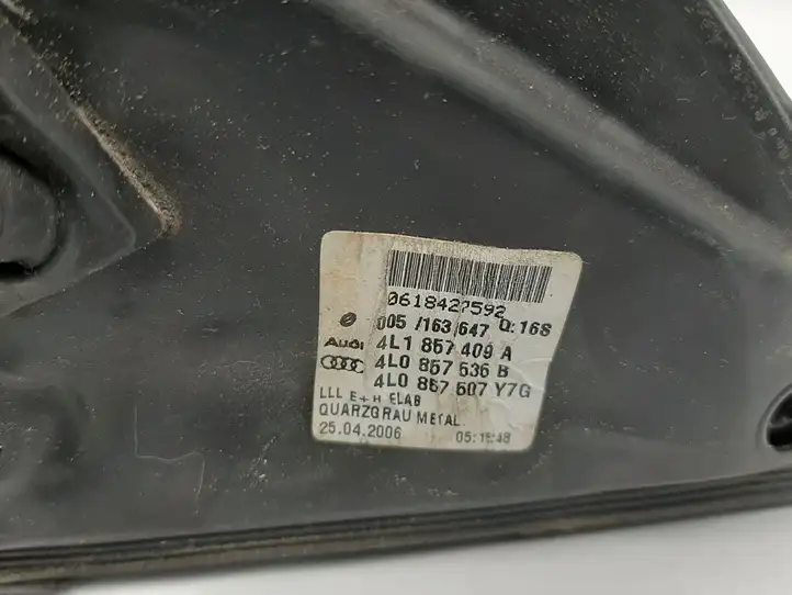 Audi Q7 4L (2005 - 2009) 4L1857409A Боковое зеркало с электроприводом — фото 6