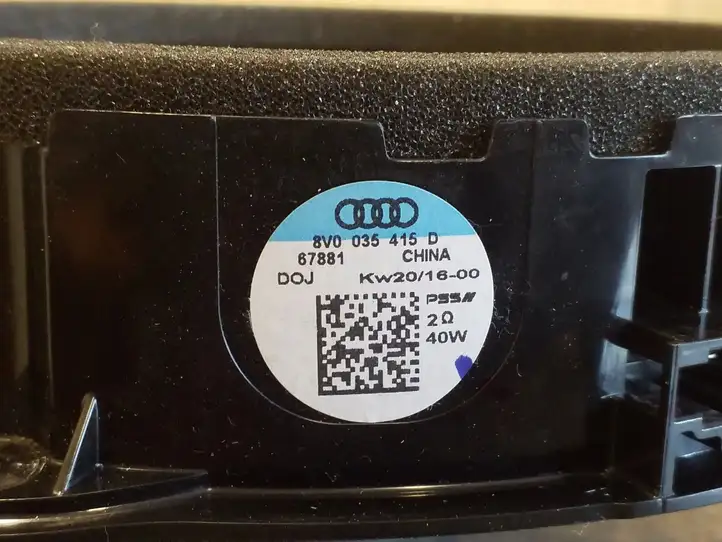 Audi A3/S3 8V (2016 - 2020) 8V0035415D Динамики передних дверей — фото 2
