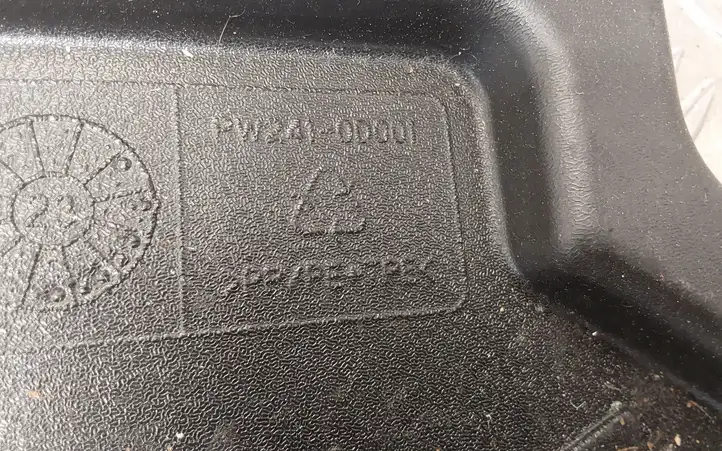 Toyota Yaris XP210 (2020 - ) PW2410D001 Резиновый коврик багажника — фото 4