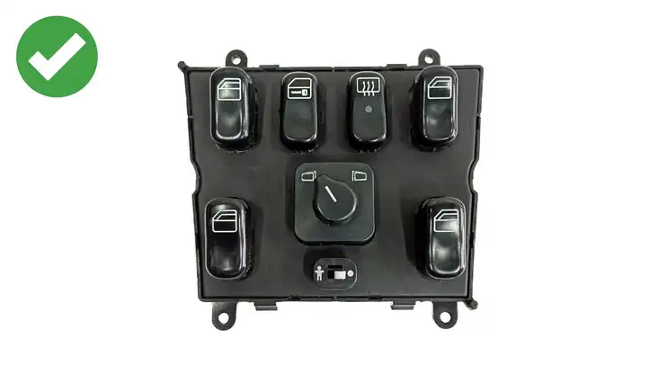 Mercedes-Benz ML W163 (1997 - 2005) A1638206610 Блок кнопок стеклоподъемников — фото 1